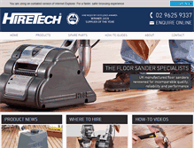 Tablet Screenshot of hiretech.com.au